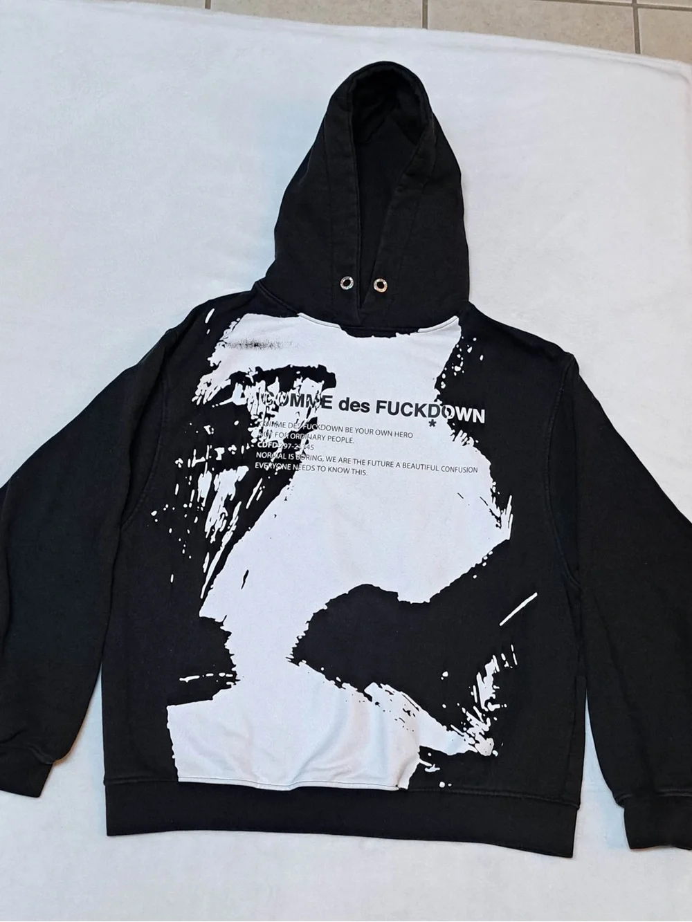 Comme des Fuckdown graphic hoodie - Women's size XL